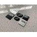 Replacement Metal Badge IBM Model F AT XT M Vintage Keyboard Square Oval Logo